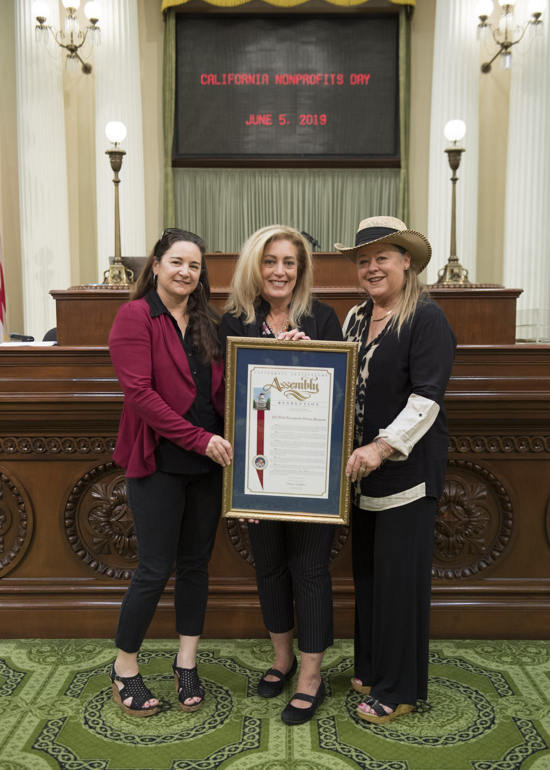 Assemblywoman Waldron Honors REINS Therapeutic Horsemanship Program in Fallbrook on California Nonprofits Day 